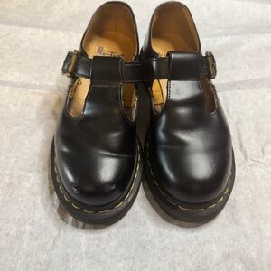 Dr. Martens Airwair T-Strap Mary Jane Shoes Size UK 3 US 5